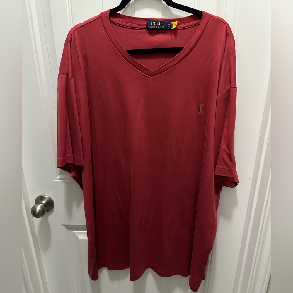 Men’s v-neck polo shirt 4XB
